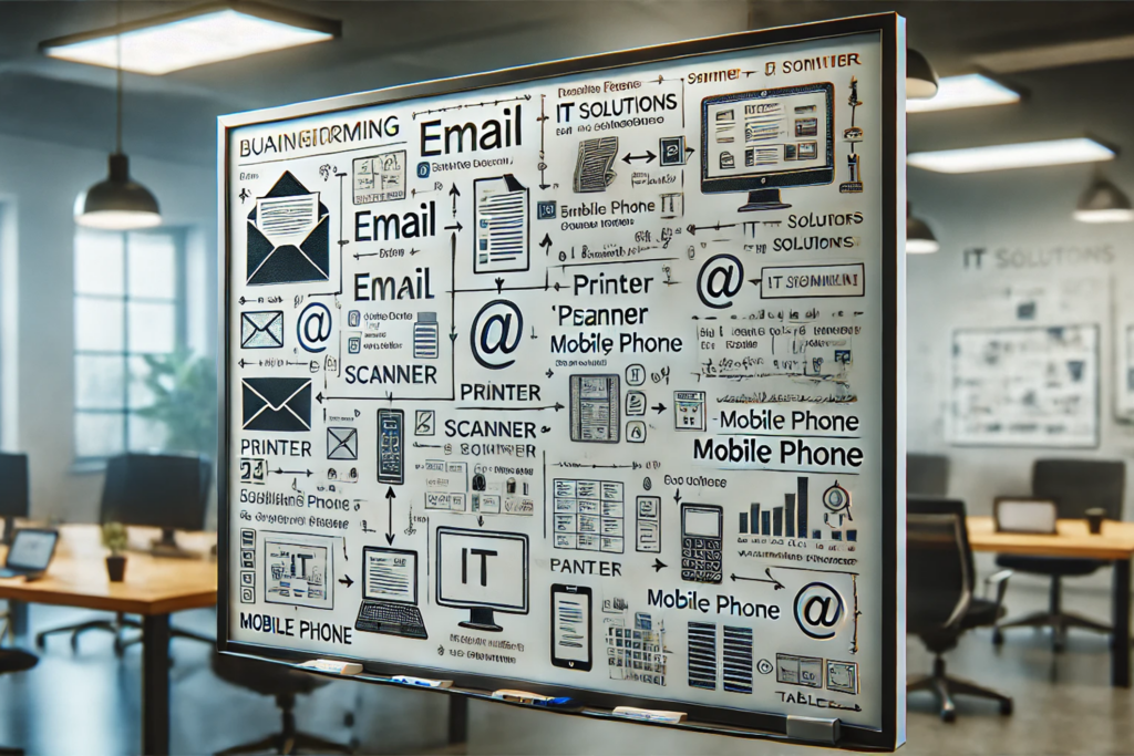 email, printer, iphone, ipad